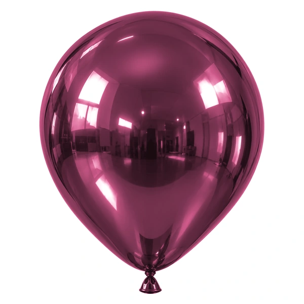 Pink chrome balloon