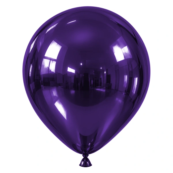 Purple chrome balloon