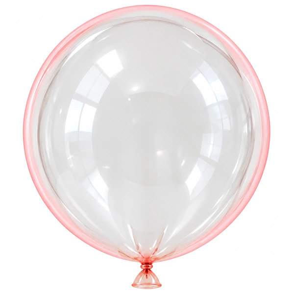 Clear balloon, 16 inch