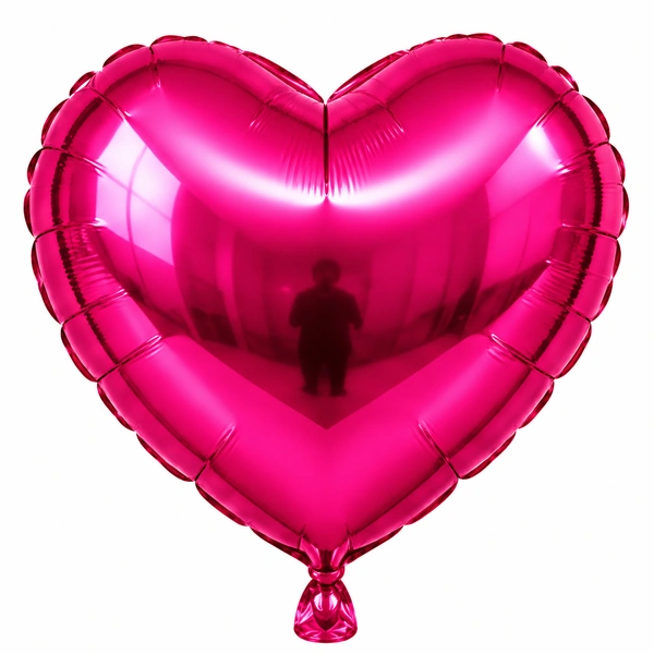 Heart foil balloon