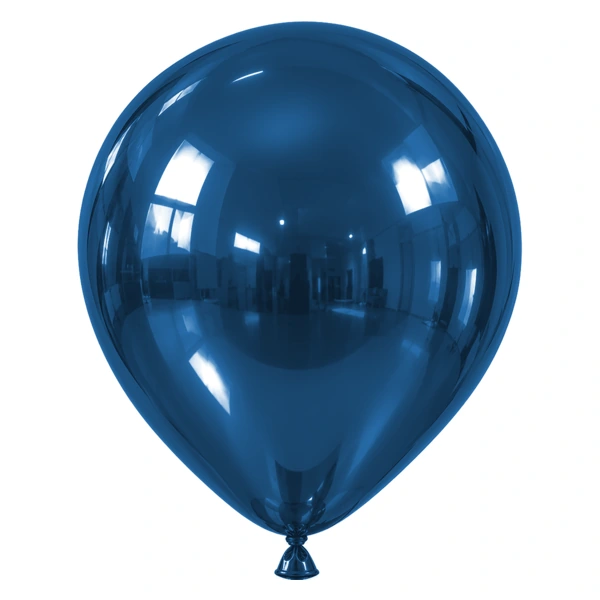 Blue metallic balloon