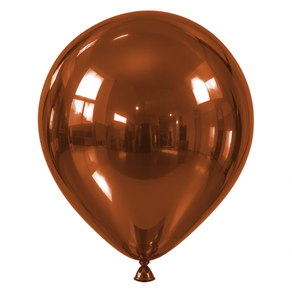 Copper metallic balloon