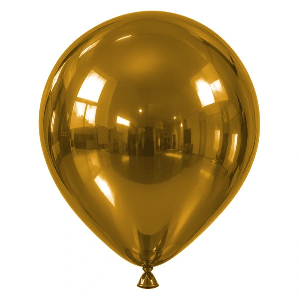 Gold metallic balloon