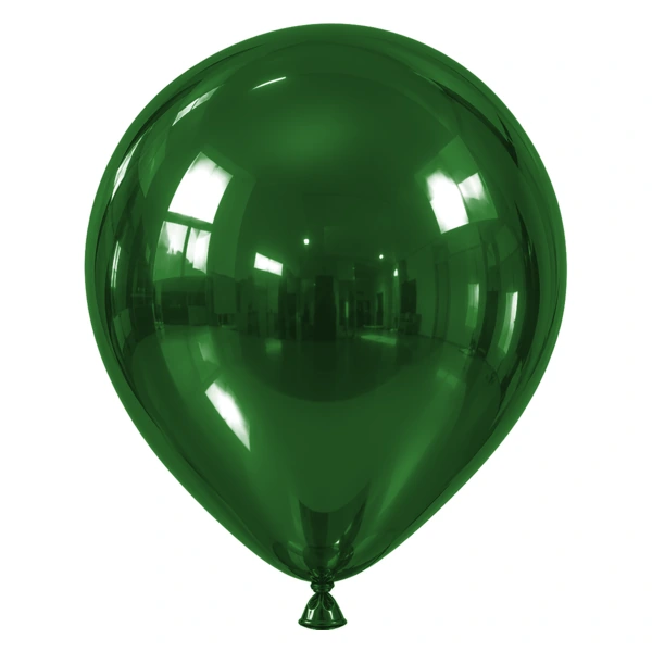 Green metallic balloon